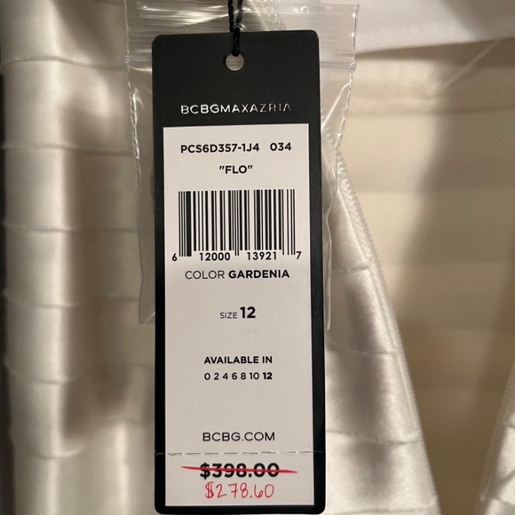 BCBGMaxAzria “Flo” full length dress, size 12 - Picture 3 of 9
